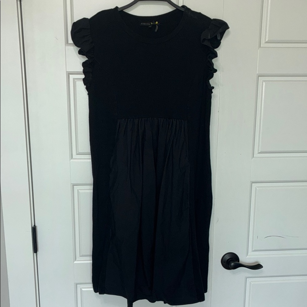 English Factory Black Knit Top